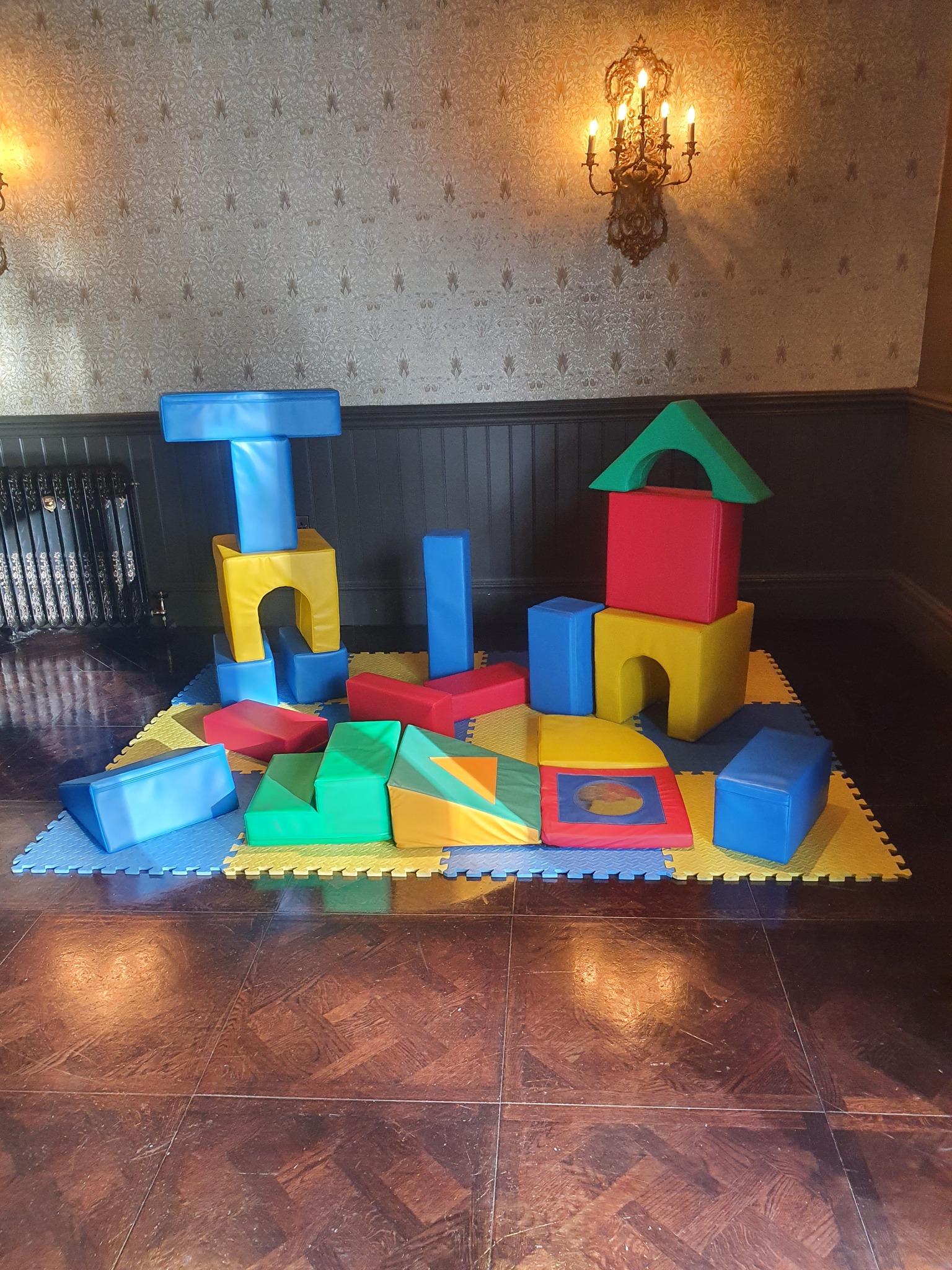 Building blocks soft play hire