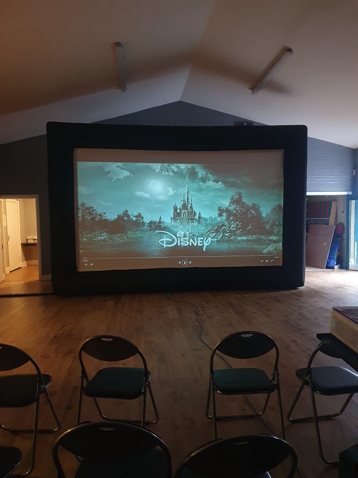 Cinemas in dark halls for optimum viewing