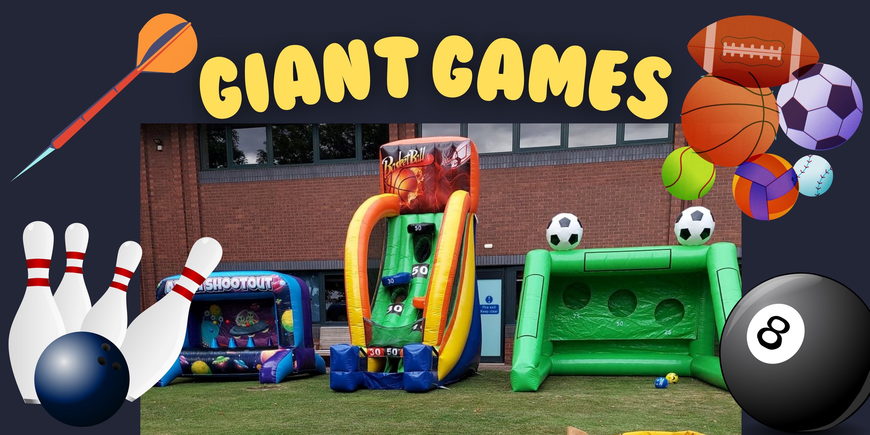 Games hire County Durham Giant games hire north east